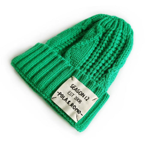 Cloth label knitted wool hat 14.96-18.11 inches