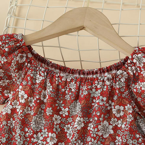 Summer Girl's Floral Dress