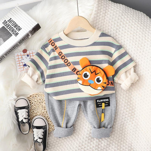 Boys' Suit Spring and Autumn Two-Piece Set