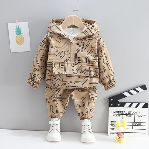 Spring and Autumn Children's Long Sleeve Two-Piece Set
