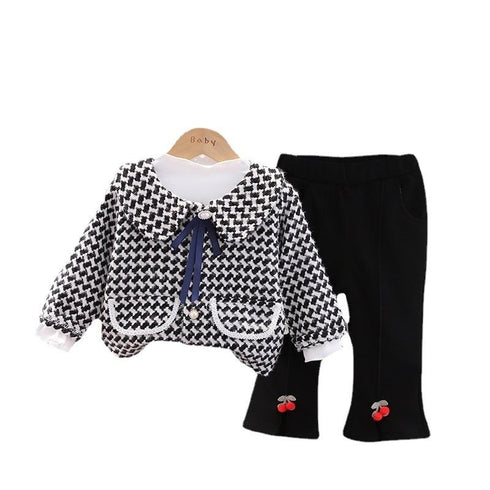 Autumn girls long sleeve three-piece set