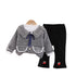 Autumn girls long sleeve three-piece set