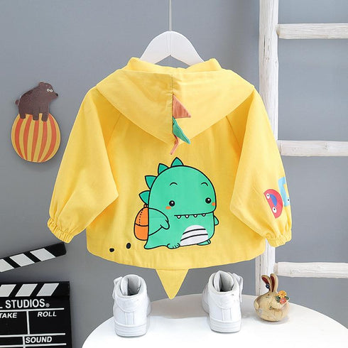 Children's Hooded Jacket Spring And Autumn Long Sleeve Jacket