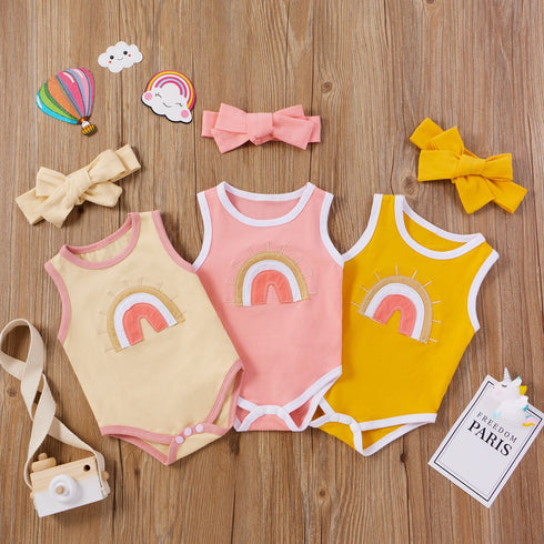 Girl's Newborn Jumpsuit+Bowknow