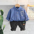 Boys spring and autumn leisure suit two-piece set