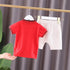 Boys summer sports short sleeve shorts children's clothing