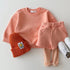 Spring and autumn candy-colored vests pants set