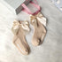 Children's Big Bow Medium Socks Fall/Winter Big Bow Baby Socks Solid Color Medium Non-slip Floor Socks
