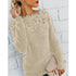 Mosaic Lace Long Sleeve Sweater