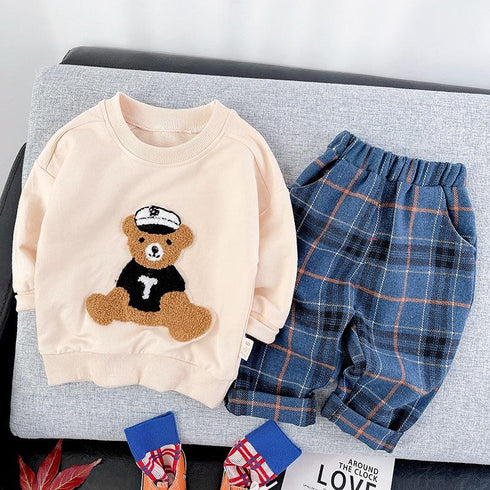 Boys suit spring and autumn two-piece set