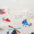 Summer Boys Helicopter Printed Short Sleeve