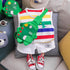 Summer Dinosaur Bag Vest Suit