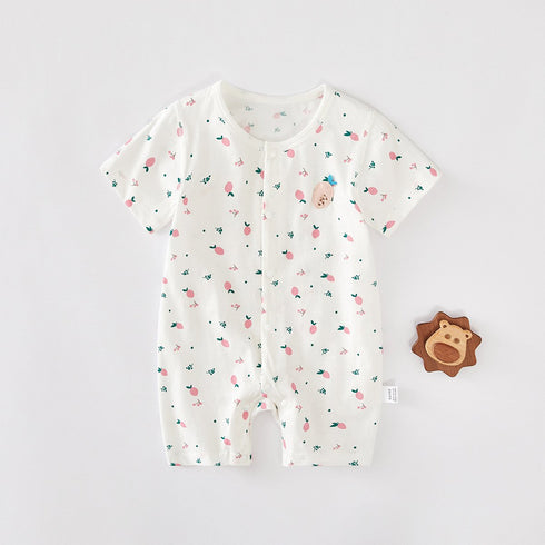 Thin Short Sleeved Monk Clothes NEWBORN BABY BODYSUIT