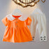 Baby girl summer short sleeve two-piece set
