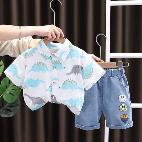 Boys suit sweater two-piece suit