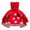 Girl's Wave Dot Vintage Dress Children's Princess Dress Dress