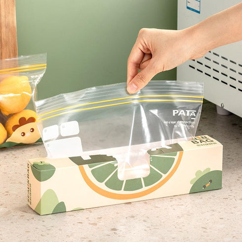 Sealed Bag Fresh-keeping Food Packaging Bag Household Plastic Packaging Bag Thickened Refrigerator Storage Frozen Sub Packaging Storage Bag