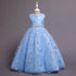 Children's Christmas Dress Princess Dress Long catwalk dress