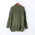 Autumn and Winter High Neck Twist Knitted Sweater