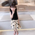 Girls Summer Suit New Baby Sleeveless Top Pants Two-piece Children's Clothing