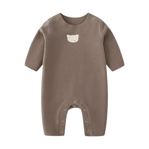 Double-sided German velvet baby one-piece Harbin clothes close-fitting bottoming shirt