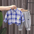 Children's Spring and Autumn Long Sleeve Two-Piece Set
