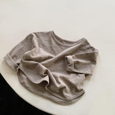 Slub cotton T-shirt new Joker long sleeve cotton long sleeve bottoming shirt