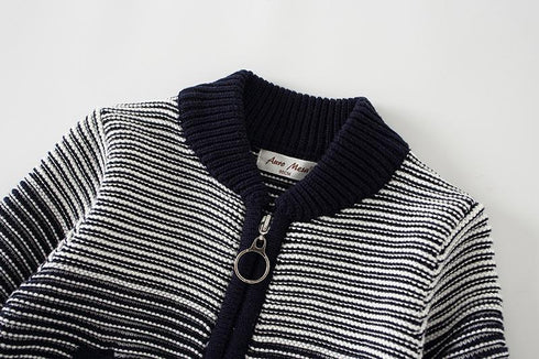 Boy's Knit Jacket Sweater