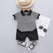 Summer children's short sleeve shorts two-piece set