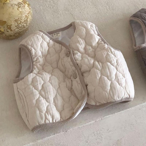 Autumn and winter retro double cotton waistcoat