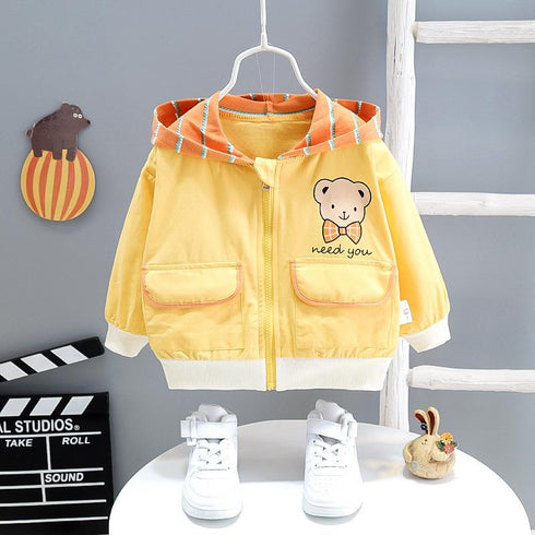 Children's Hooded Jacket Long Sleeve Jacket
