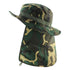 Men's And Women's Outdoor Camouflage Sunscreen Hat Anti Ultraviolet Fisherman's Hat Shawl Hat.Circumference 20-26 in. (50-66 cm)