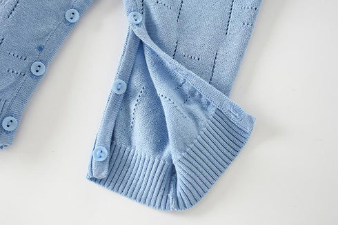 Autumn Knit Jumpsuit with Hat