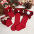 Baby Bow Christmas Socks Barrel Wool Socks Six Pairs