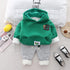 Autumn and winter boys plus velvet hooded sweater suit two-piece set