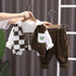 Children's Spring and Autumn Baseball Suit Three-Piece Set