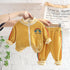 Girls Spring and Autumn Long Sleeve Pants Set Two-Piece Set