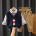 Boys Spring and Autumn Three-Piece Set