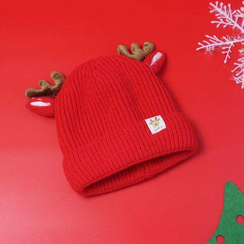 Children's Set of Christmas Scarf, Gloves and Beanie