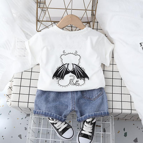 Boys suit short sleeve two-piece set