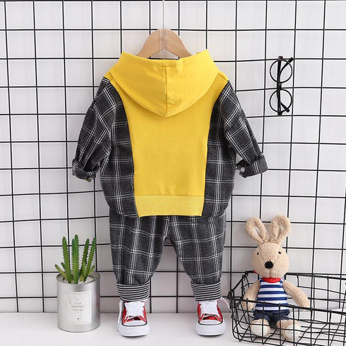 Boys spring and autumn leisure two-piece set