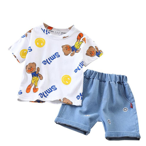 Children's clothing summer short sleeve children's suit
