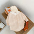 Solid Color Sweater Set Cotton Yarn Knitted Ha Coat Two-Piece Set