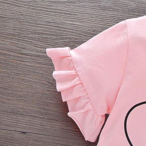 Female Baby Cotton T-shirt Short Sleeve Girl Summer Coat Summer New