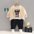 Boys spring and autumn casual cardigan set of three