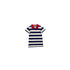 Children's T-shirt Skirt Baby Polo Skirt Long Stripe Skirt