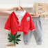 Children's Spring and Autumn Cardigan Set