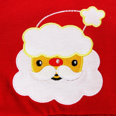 Christmas Lace Dress Hair Belt Two-Piece Set