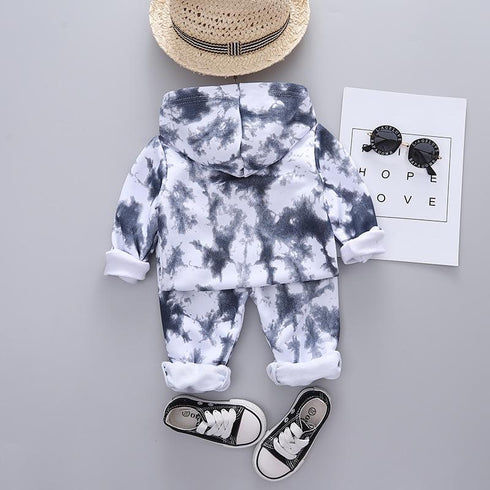 Children's Hooded Set Spring and Autumn Two-Piece Set