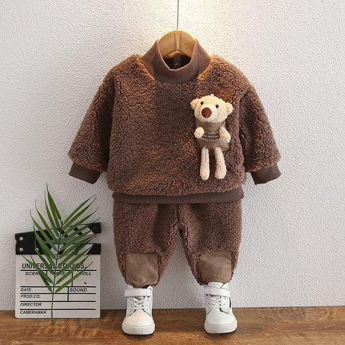 Children's Set Warm Fall/Winter Two-Piece Set